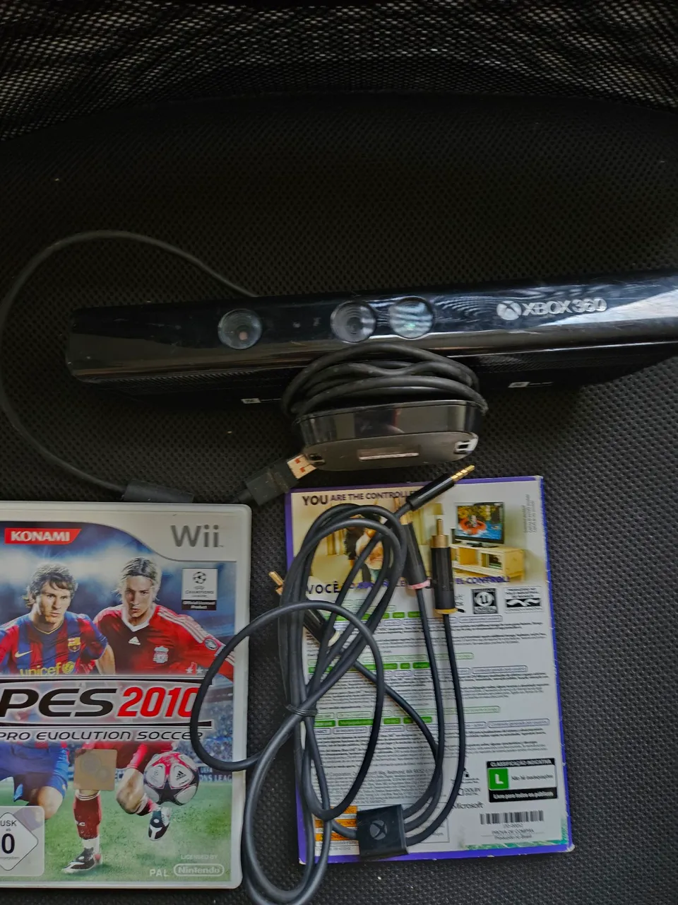 Kinect Xbox 360 + Jogo + brindes