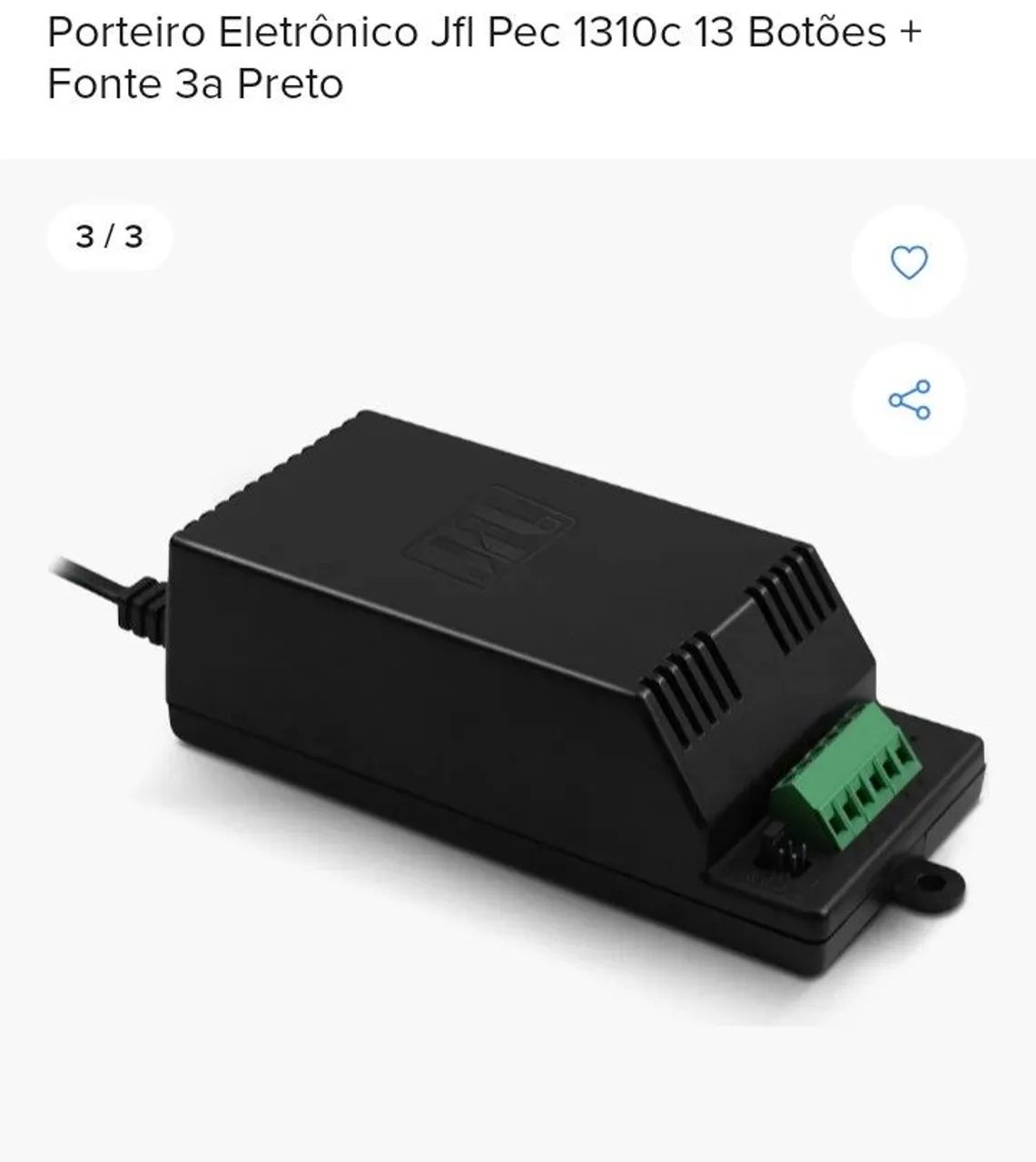 Porteiro eletrônico pec1310c 