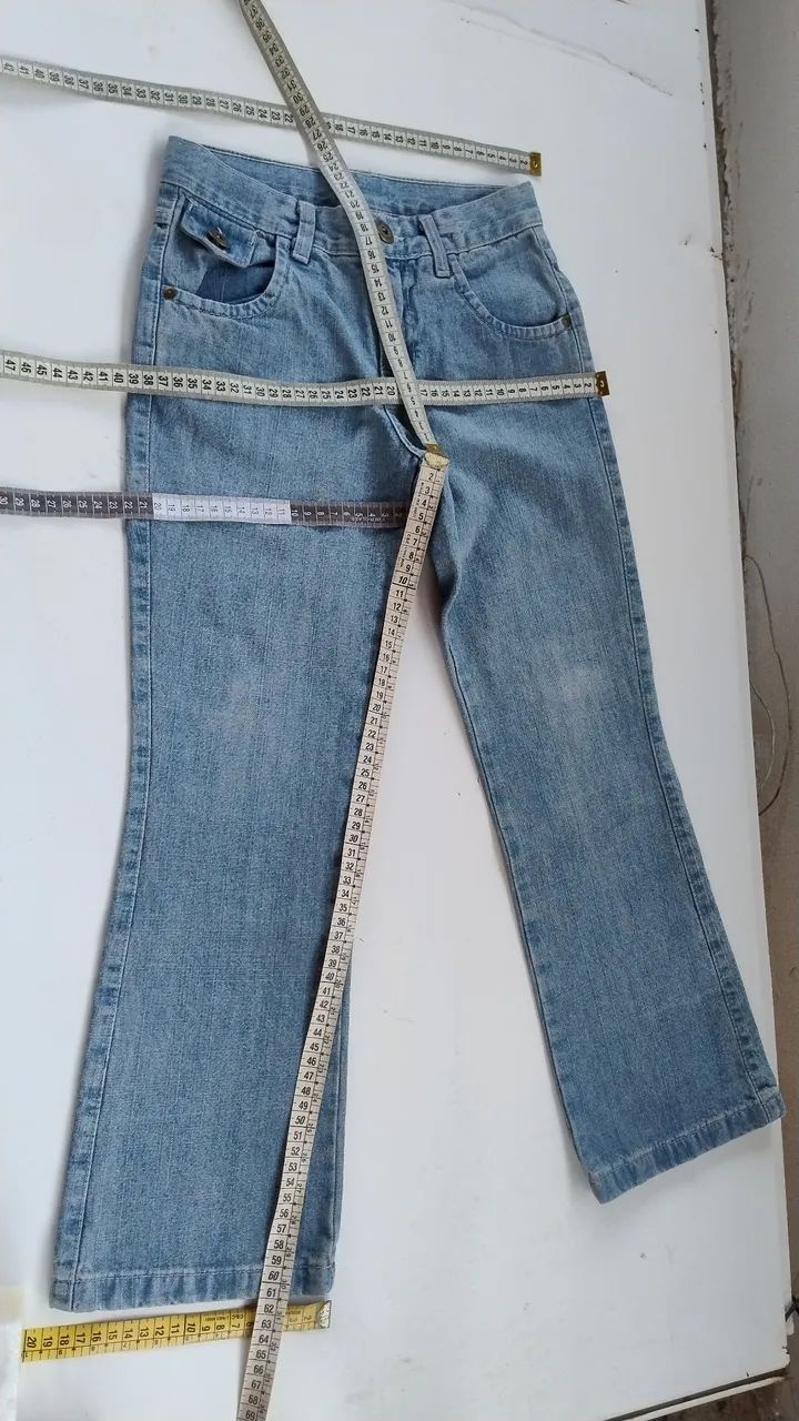 Calça jeans infantil Figurinha  - Foto 4