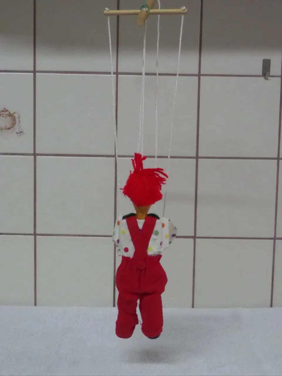 marionete boneco palhaço  - Foto 4