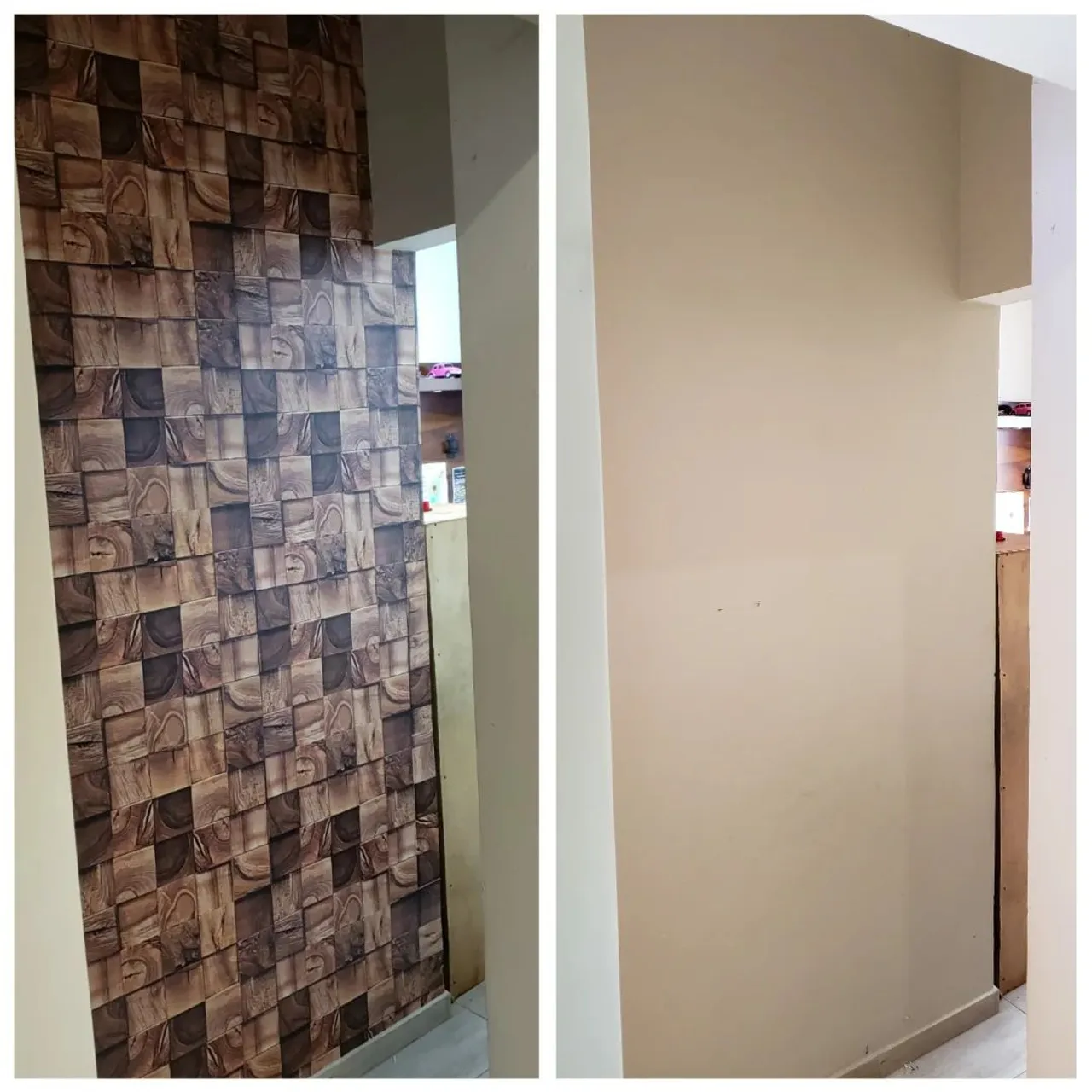 Instalação de papel de parede