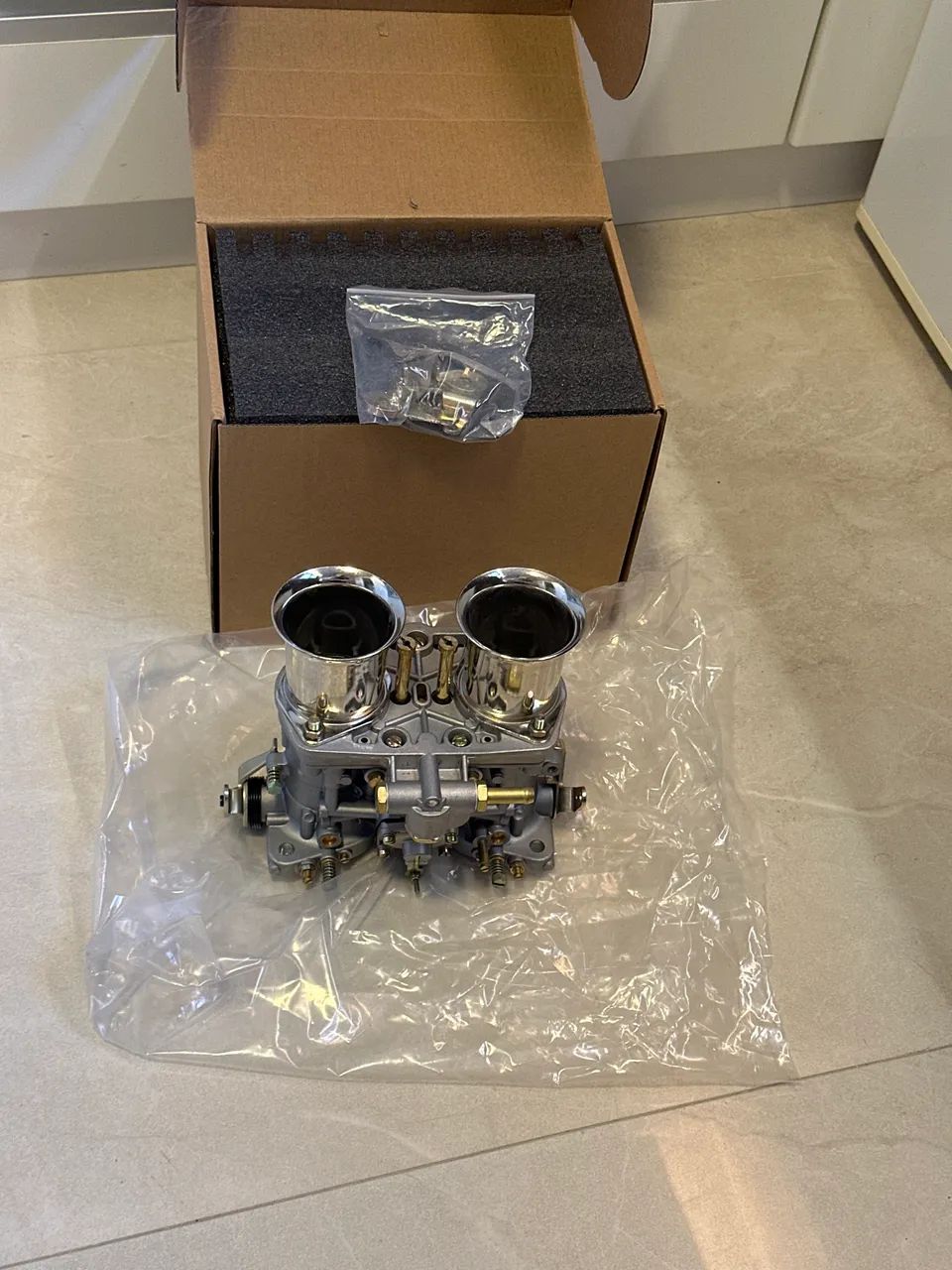 Carburadores Môdelos Weber 45 (02 unidades) + Coletores (02 unidades)  - Foto 2