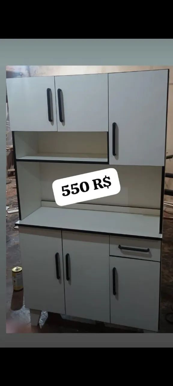 Armário de Cozinha Branco - Foto 2