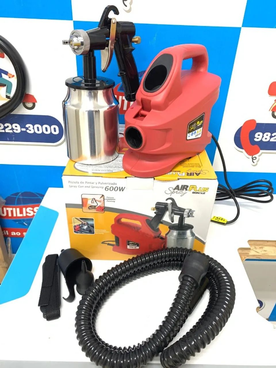 Pistola de Pintura 600W Schulz Air Plus 127V 2