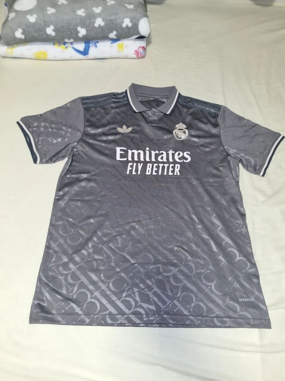 adidas Real Madrid シャツ Lサイズ グレー Camisa Adidas Real Madrid III 2024/25 Adulto | Mundo do Futebol