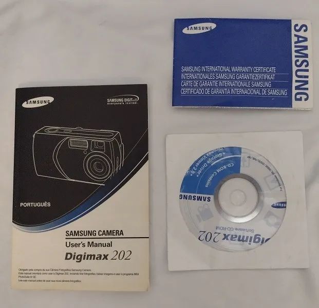 Câmera digital Samsung Modelo Digimax 202 - É vintage - Foto 5