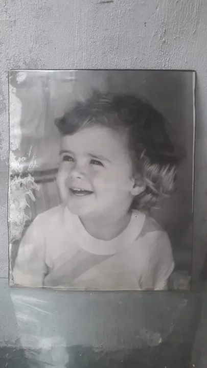 Antiguidade Quadro anos 70 Foto original de época