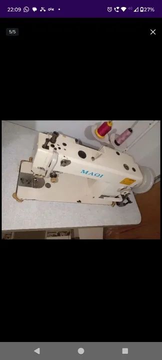 Máquina reta Transporte duplo 