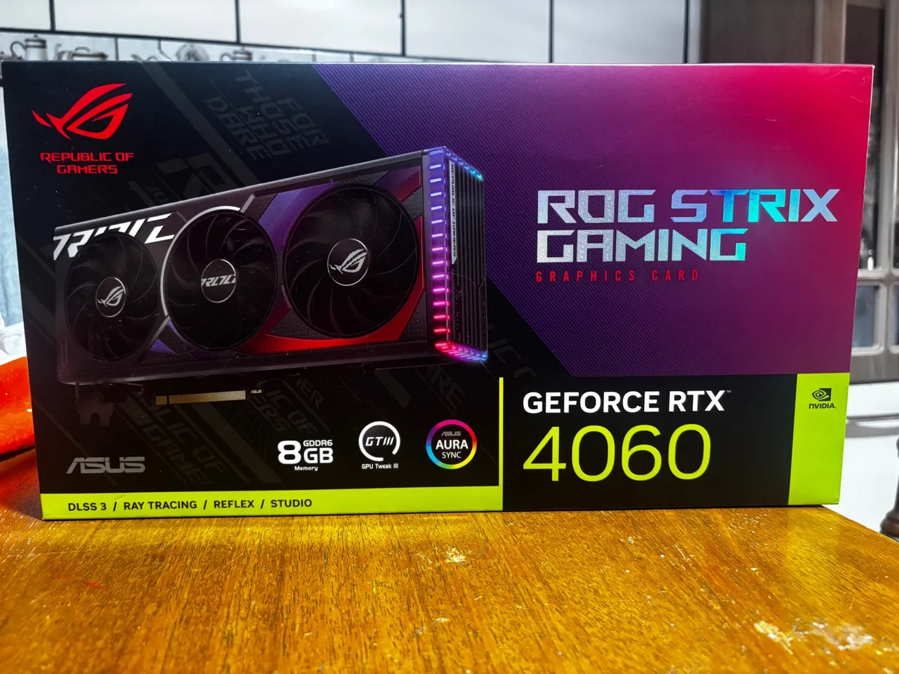 Placa de Vídeo ASUS ROG Strix GeForce RTX 4060