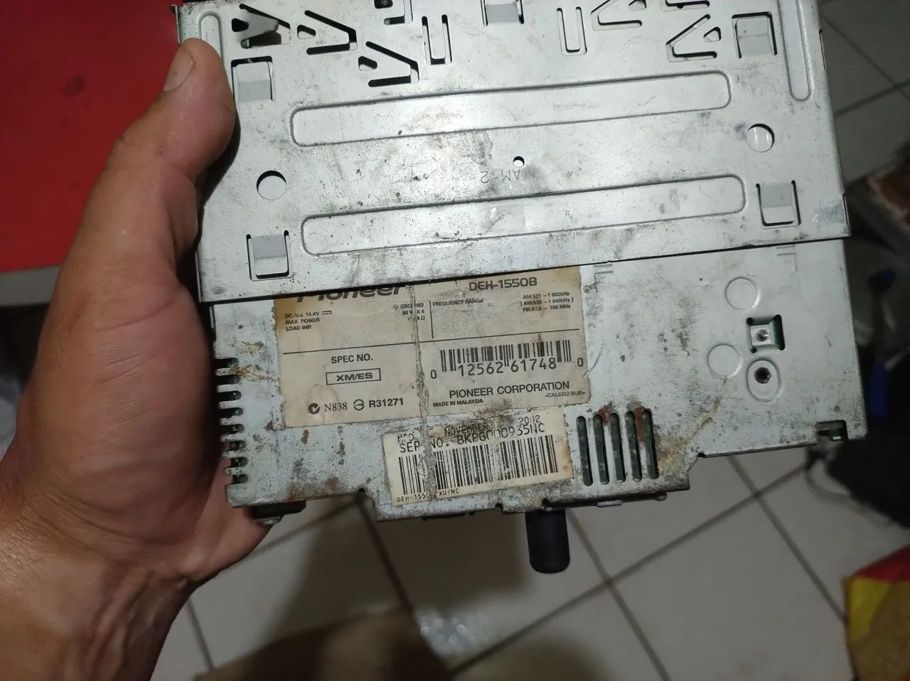 Radio pioneer antigo de carro - Foto 4