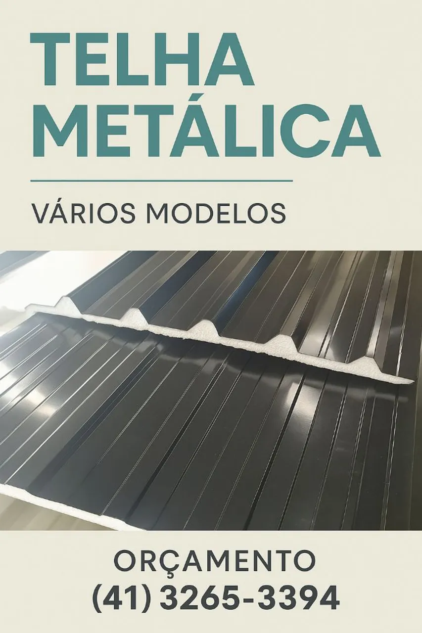 Telhas Metálicas - Vários Modelos