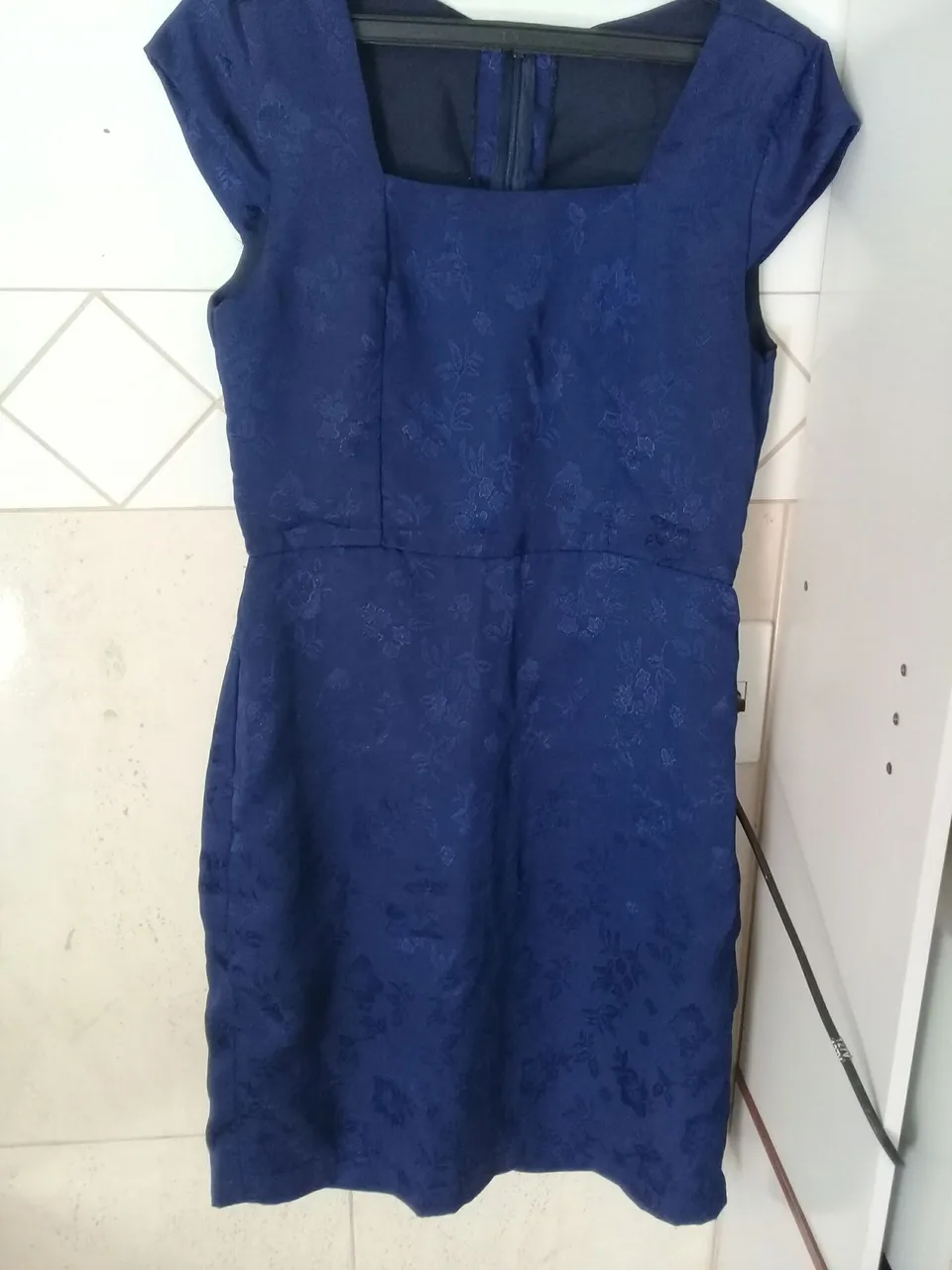 Vestido Azul Floral - 38/40
