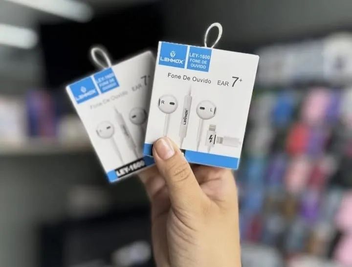 FONE COM FIO PARA IPHONE 