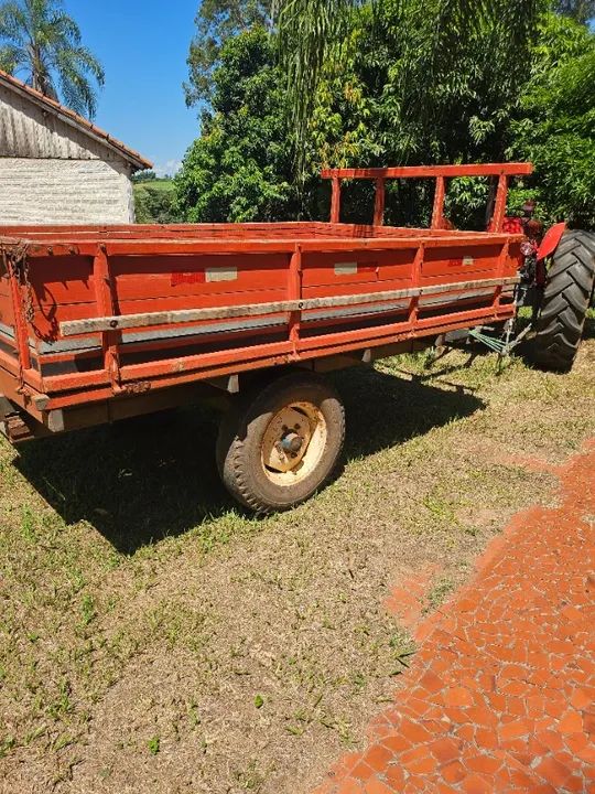 Vendo Trator com carretinha Massey-Ferguson 55X Ano 75 - Foto 6