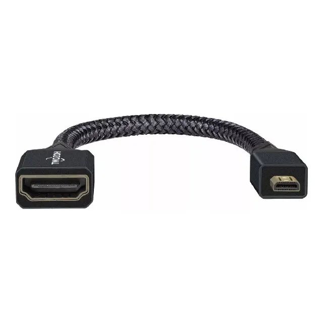Micro Hdmi Macho Para Hdmi Fêmea Cabo Adaptador 4K/60Hz Twozoh - Foto 2