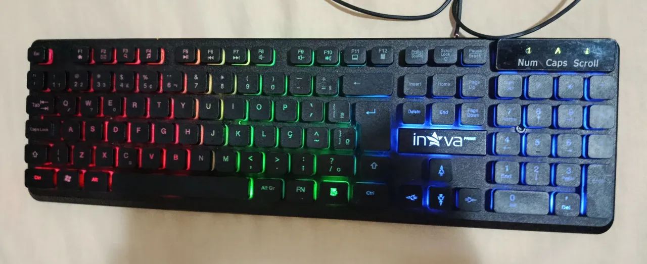 Teclado Gamer Inova Primer Conservado 