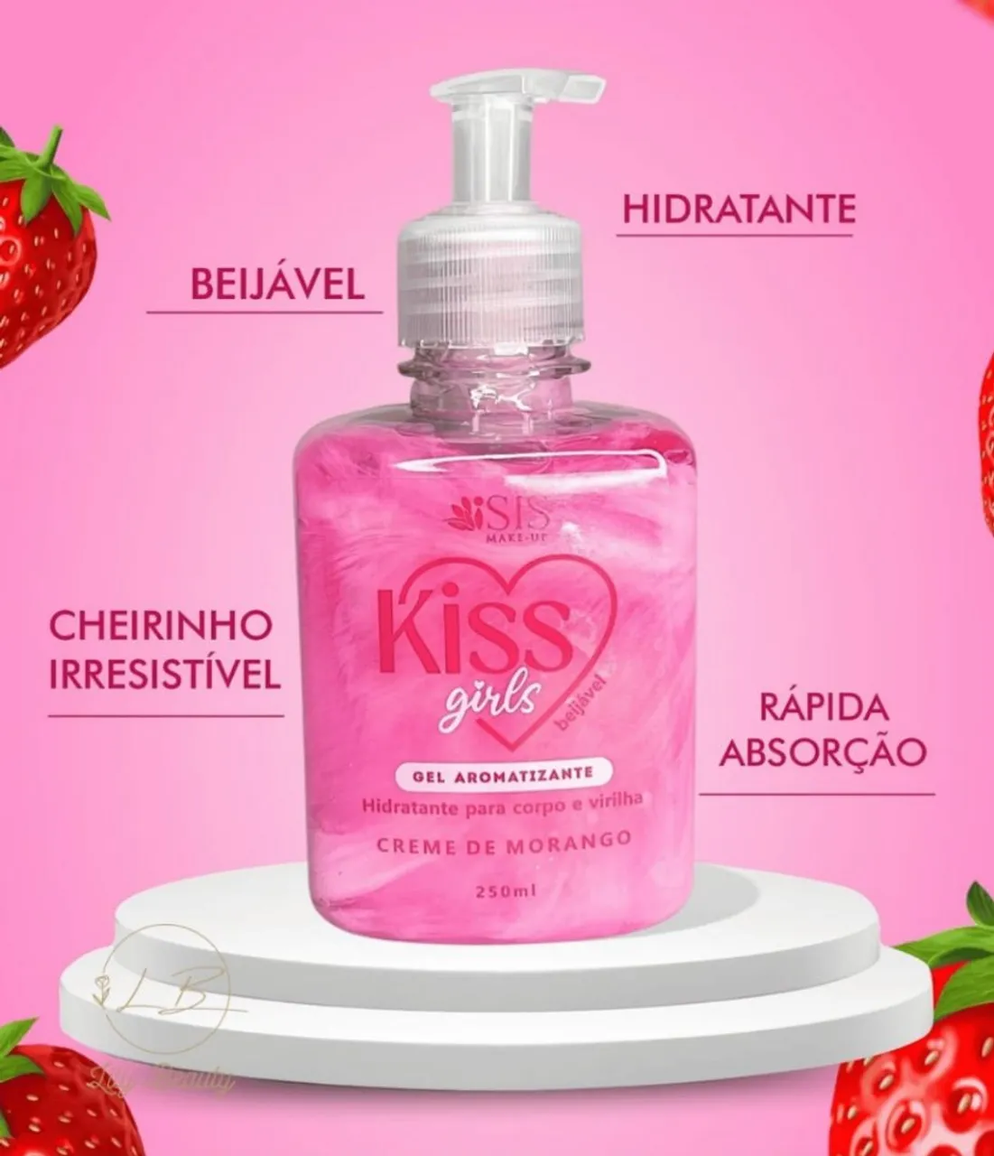 Gel Aromatizante para corpo e virilha Beijável