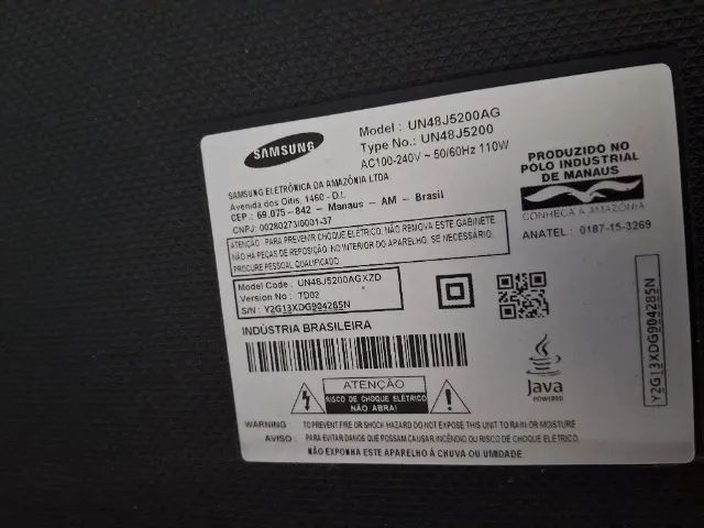 Tv samsung 48 polegadas com defeito - Foto 2