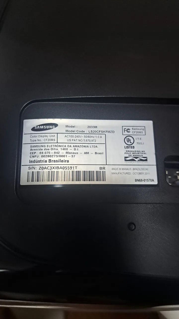 Monitor Samsung Syncmaster 2033M 20 polegadas - Foto 2