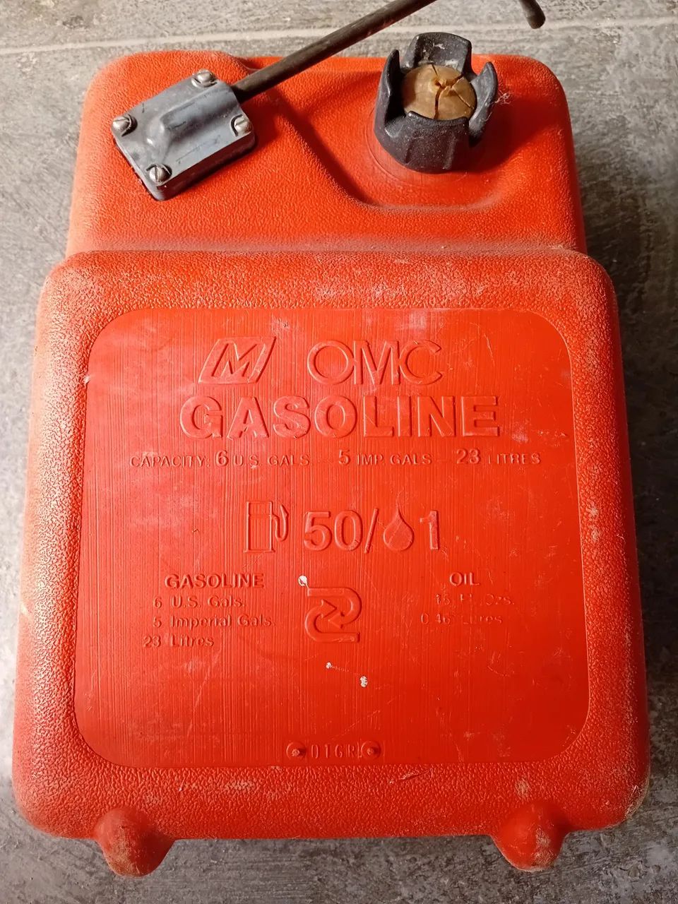 Tanque combustível motor popa original 23 litros - Foto 5