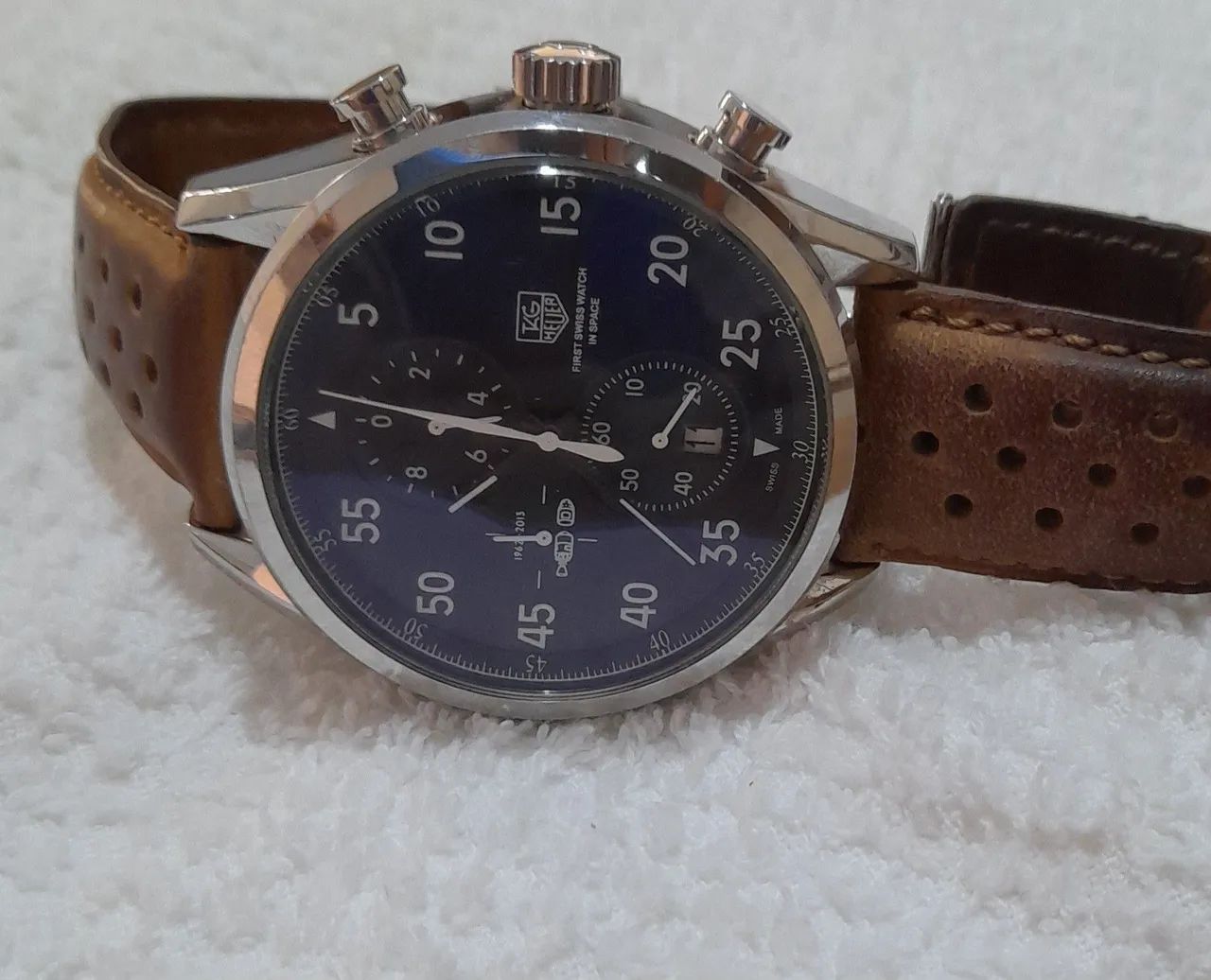 Relógio Masculino pulseira de couro - Foto 3