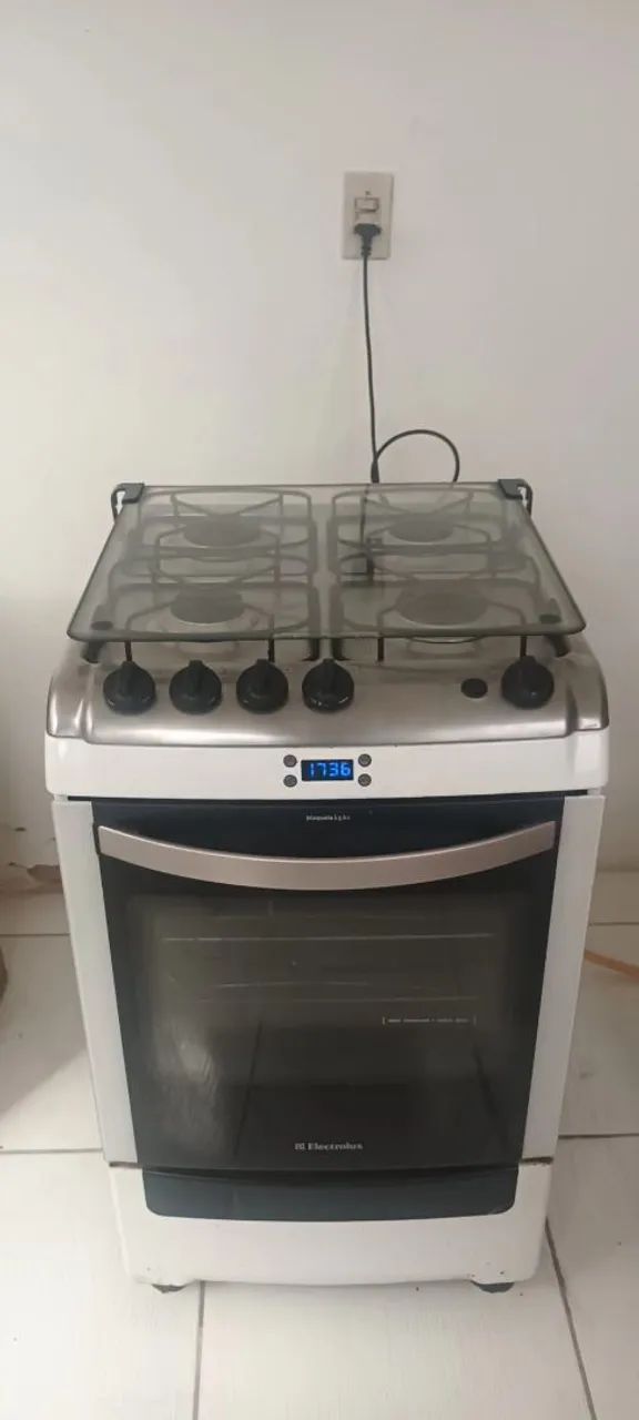 Fogão Electrolux 4 Bocas Temporizador Digital 