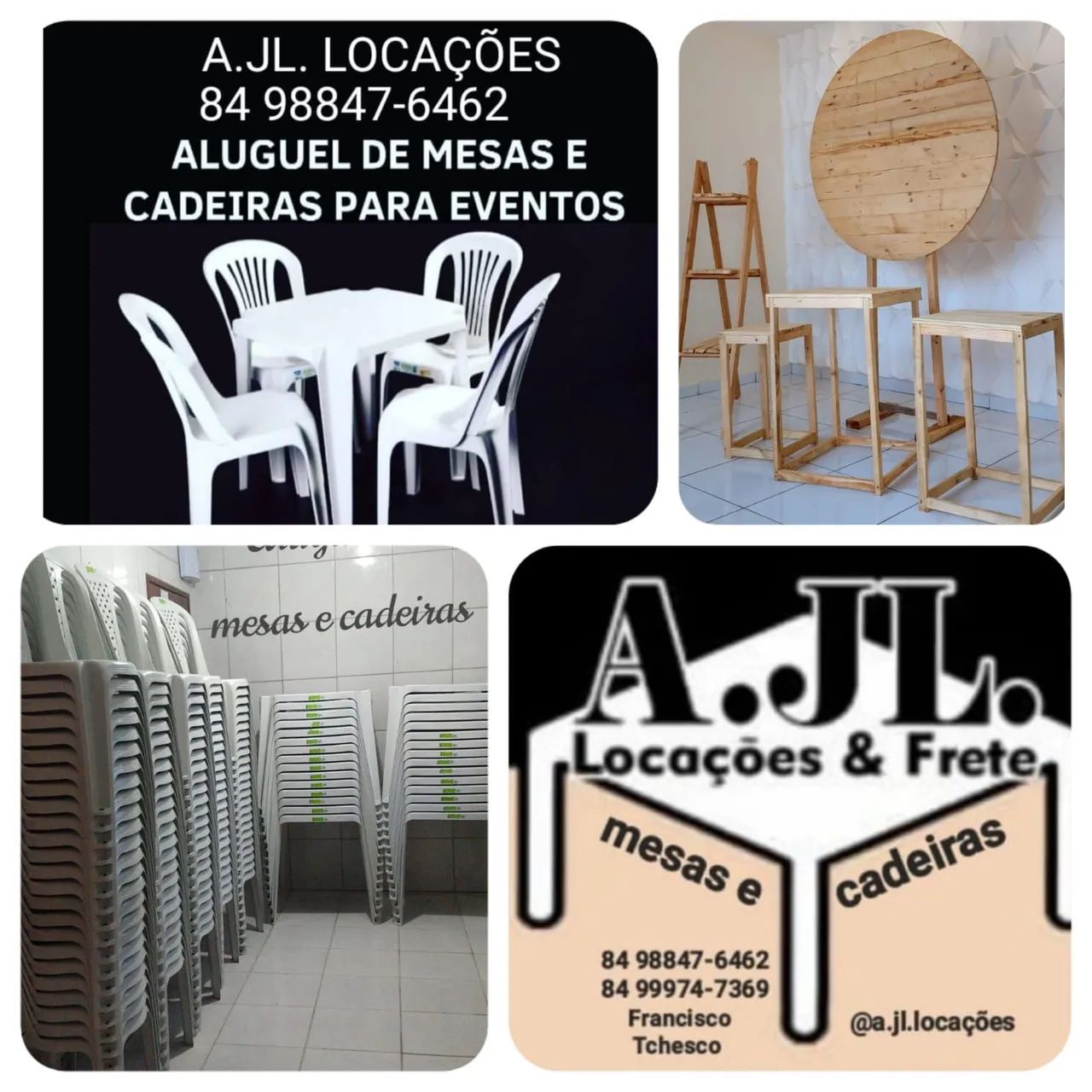 Mesas e cadeiras  - Foto 2