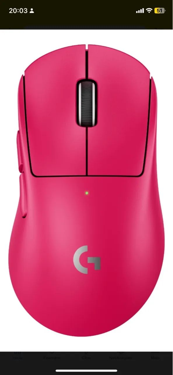 Mouse gamer Logitech pro 2 Lightspeed  - Foto 2