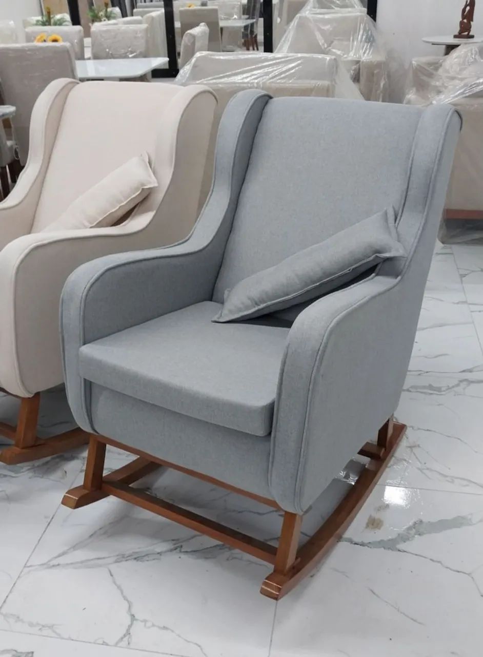 Poltrona de Balanço Confortável e Elegante E.n.t.r.e.g.a G.r.a.t.i.s - Foto 4