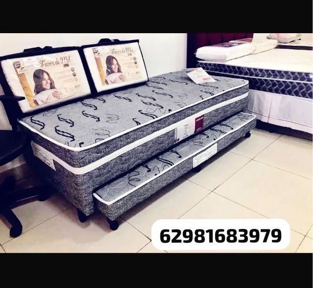 Cama box com auxiliar 