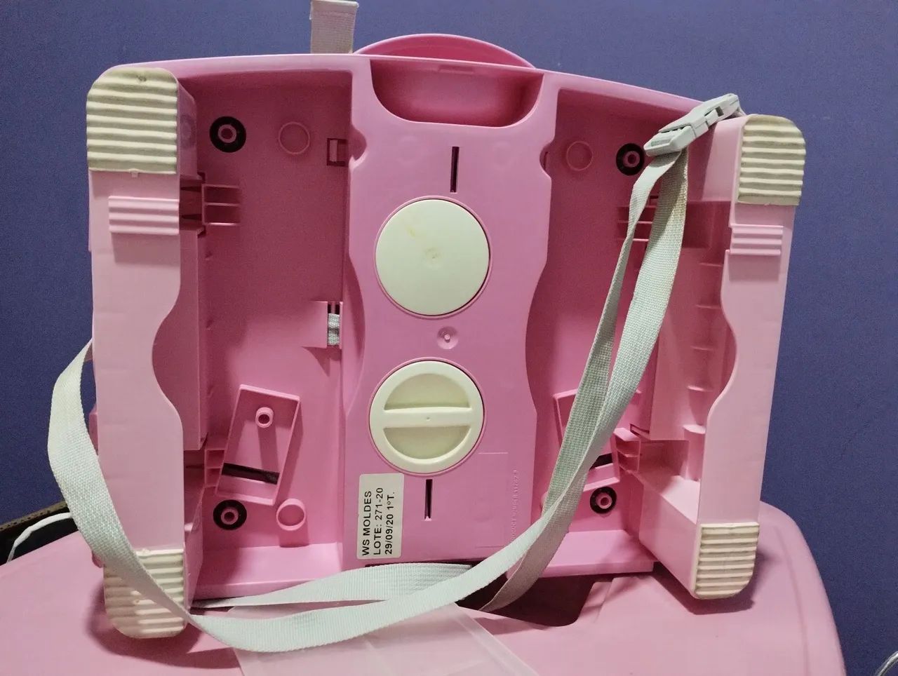 Cadeirinha de Alimentação Portátil Rosa - Foto 5