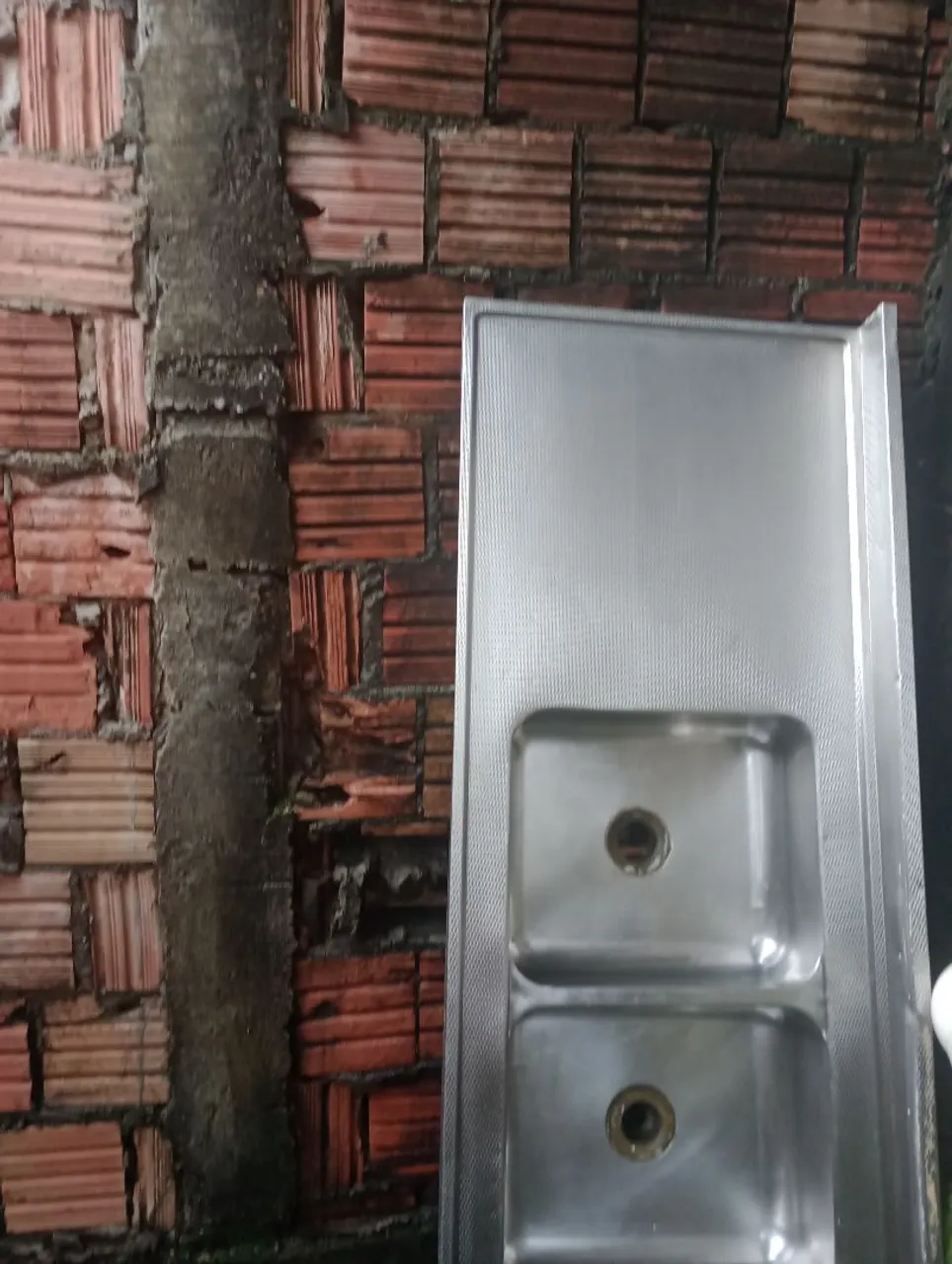 Pia de alumínio para cozinha