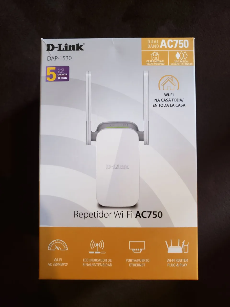 Repetidor Wi-Fi D-Link AC750 DAP-1530
