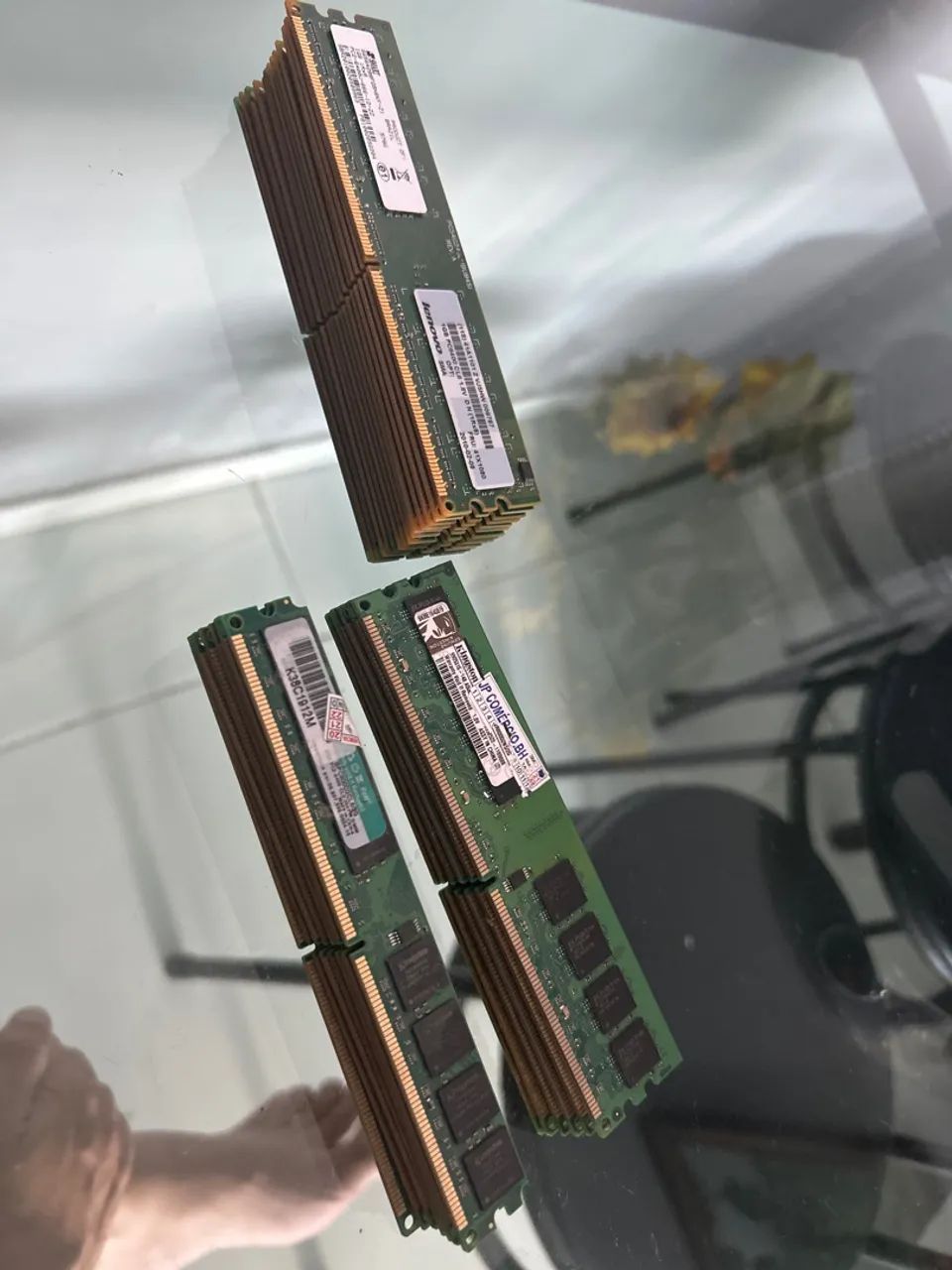 Memória RAM DDR2 1 e 2gb