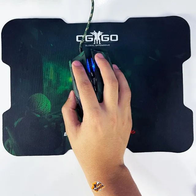 Kit 2 em 1 Mouse 6 Botões Elg | SEM JUROS via OLXPAY - Aceitamos Cartão | Enviamos - Foto 4