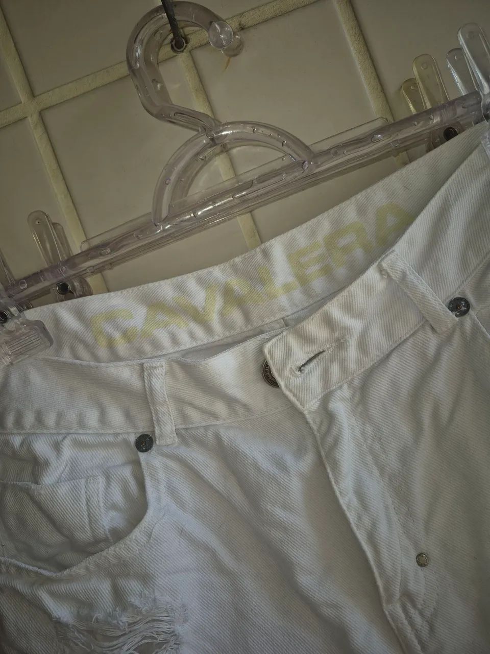 Short branco cavalera 42 - Foto 2
