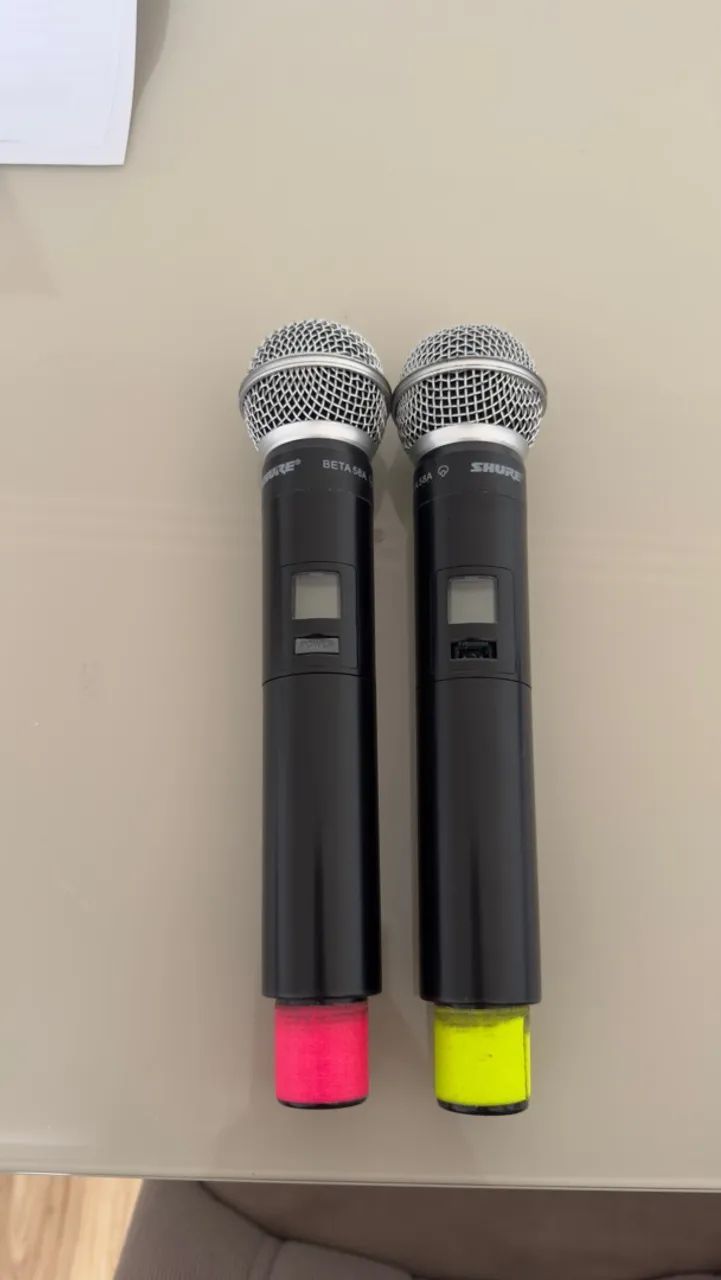 Conjunto Microfone Sem Fio Duplo + Receptor GLXD4 - Foto 3