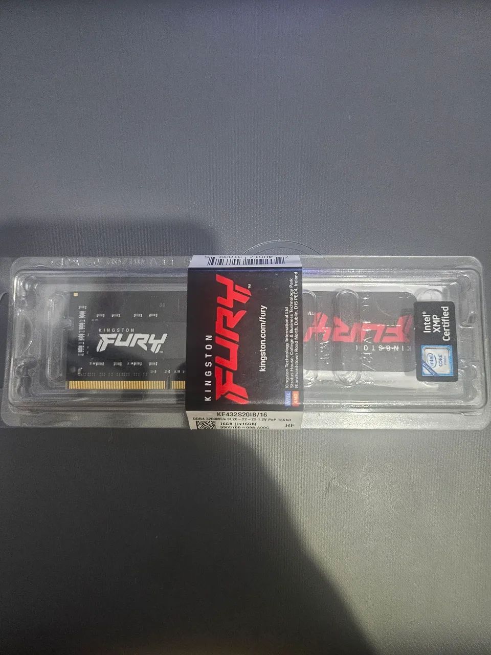 Memoria RAM ddr4 Fury 3200mhz lacrado