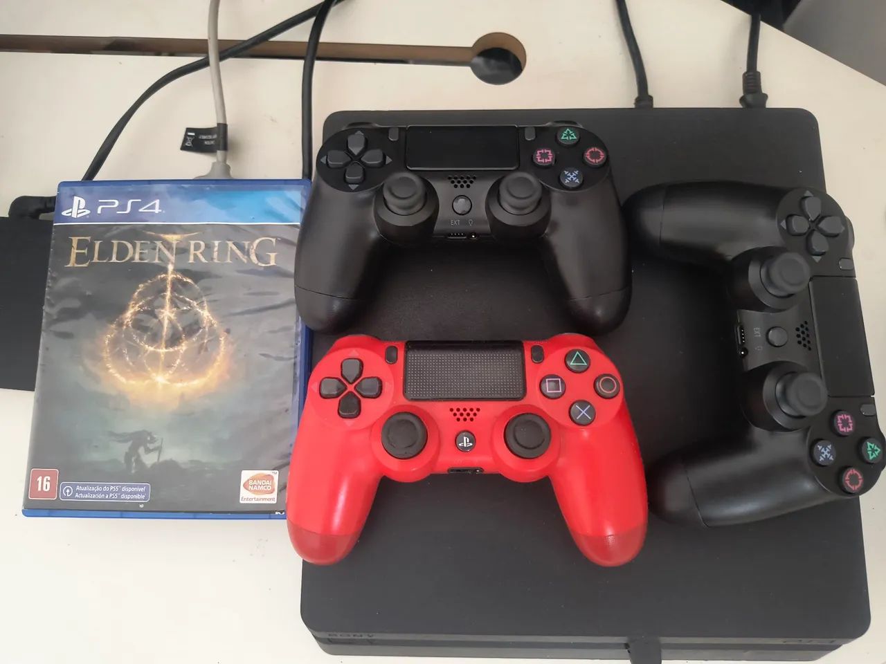 Ps4 + 3 controles + elden ring - Foto 2