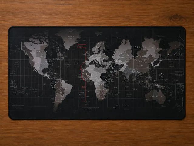 Mouse Pad de 90x40 Com Base Antiderrapante e Borda Costurada - Foto 2