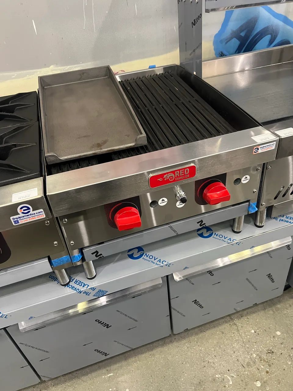 Chair broiler 55cm a gas - RED CHAMALEON - nova  - Foto 2