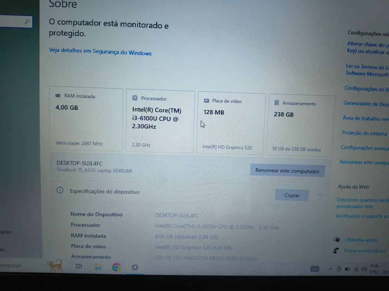 Notebook Asus vivobook - USADO - Foto 3