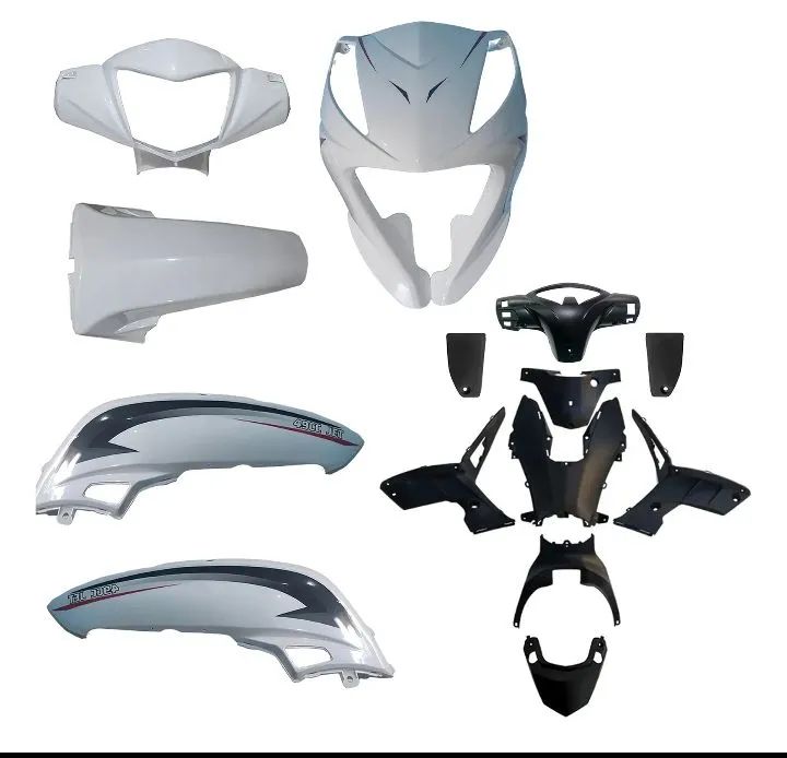 Kit carenagem jet sport Shineray branco 