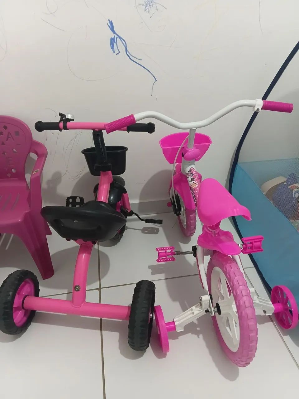 Bicicleta e triciclo 