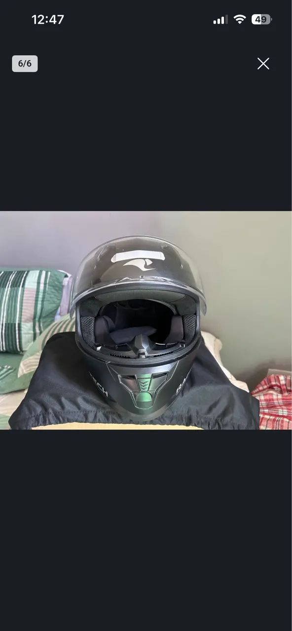 Capacete Race tech fosco  - Foto 5