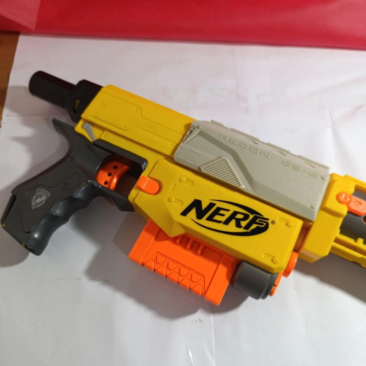 NERF N-Strike Recon CS-6 Amarela da Hasbro - Foto 3