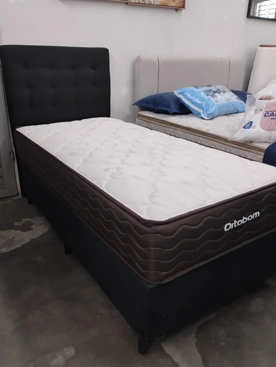 Cama box base + colchão solteiro  - Foto 2