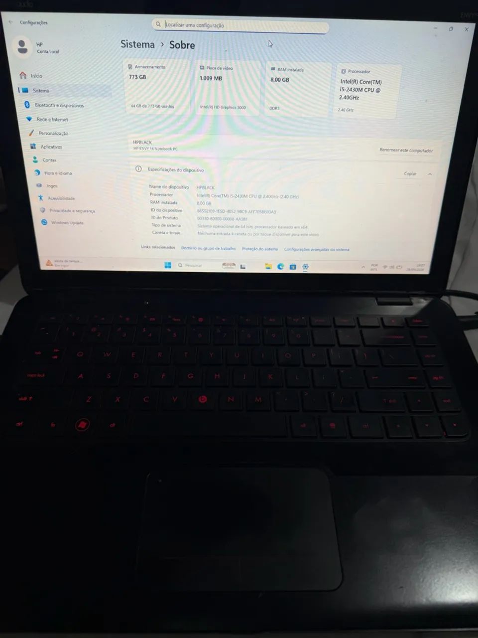 Notebook Hp Envy 14 Beats áudio  - Foto 2