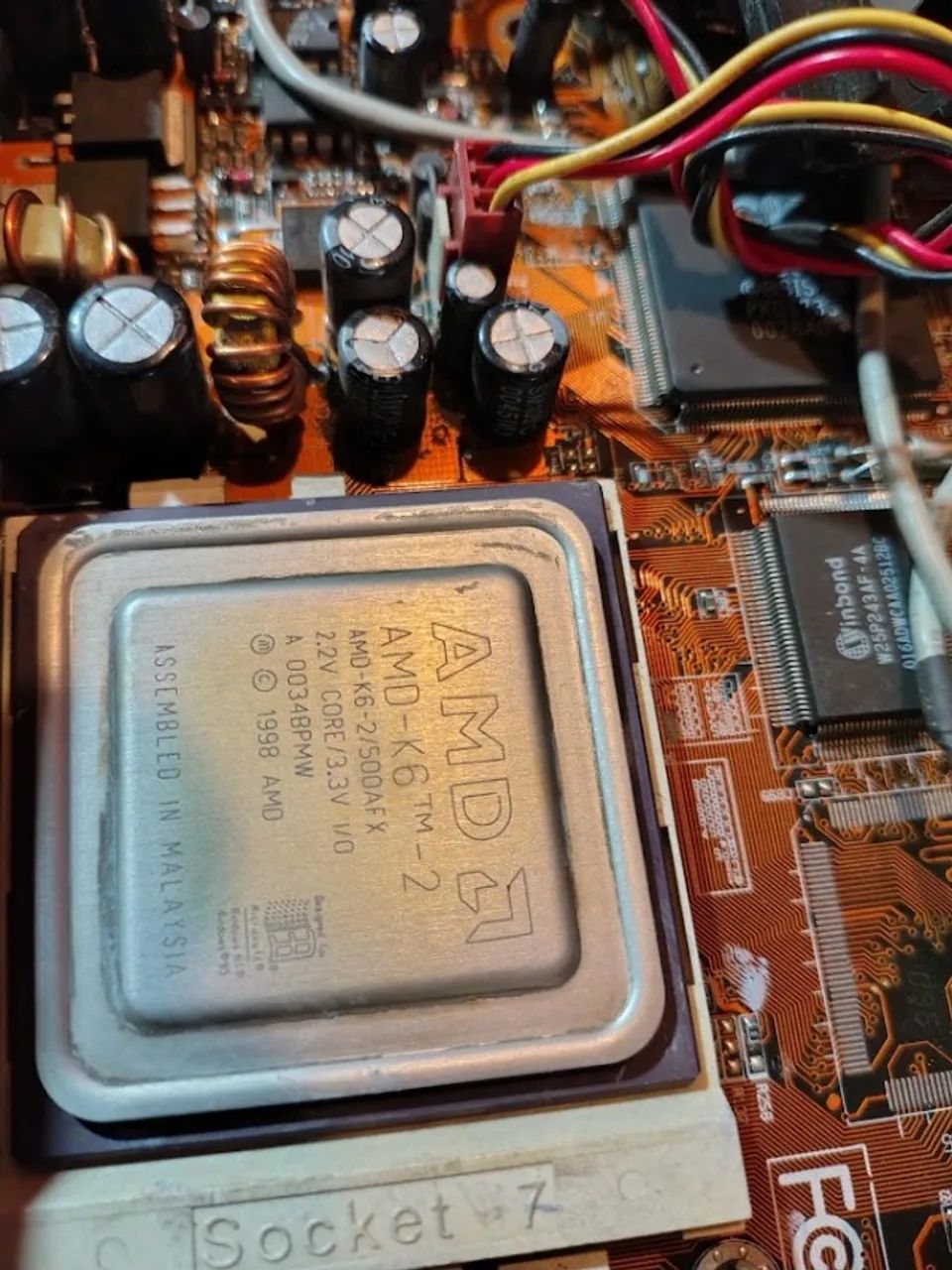 Kit PC Retro AMD K6-2 512MB HD IDE 40gb - Foto 2
