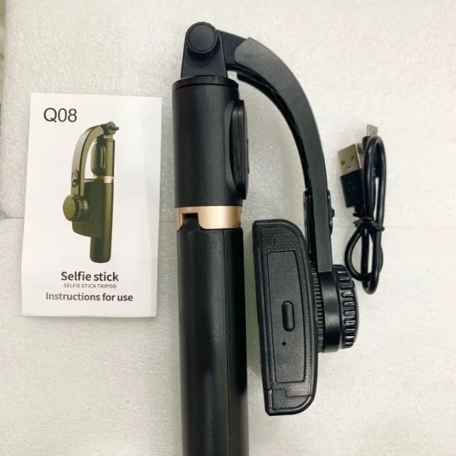 Gimbal Estabilizador Para iPhone E Celular Android Tripé Q08 - Foto 2